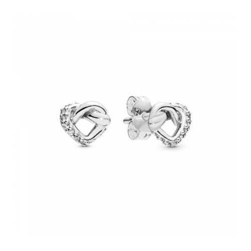 Pendientes Pandora Corazón Lazo 298019CZ