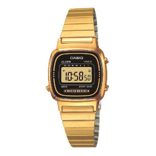 Reloj Casio Collection Mini Digital Dorado LA670WEGA-1EF