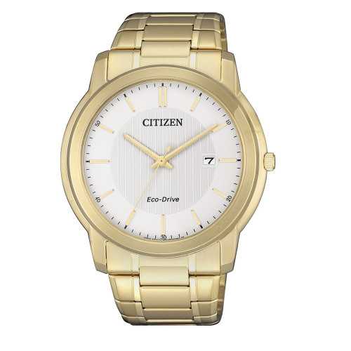 Reloj Citizen 3 agujas dorado AW1212-87A