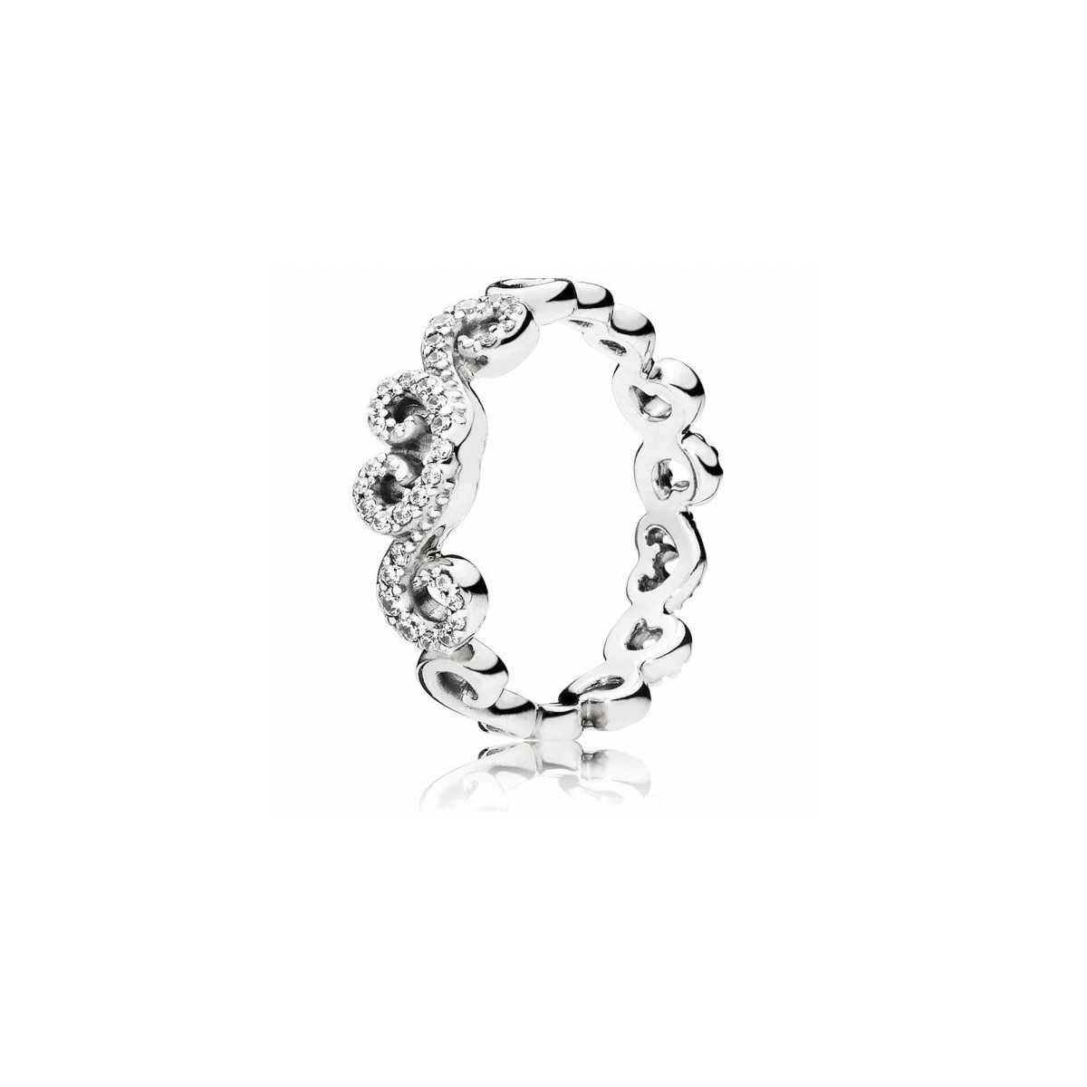 Pandora Anillo Plata Circonia  - 197117CZ