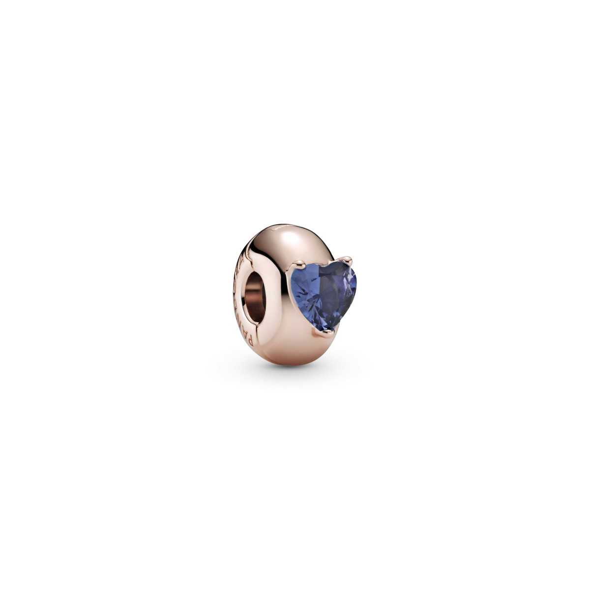 Clip Pandora Rose Cristal Azul 789203C02