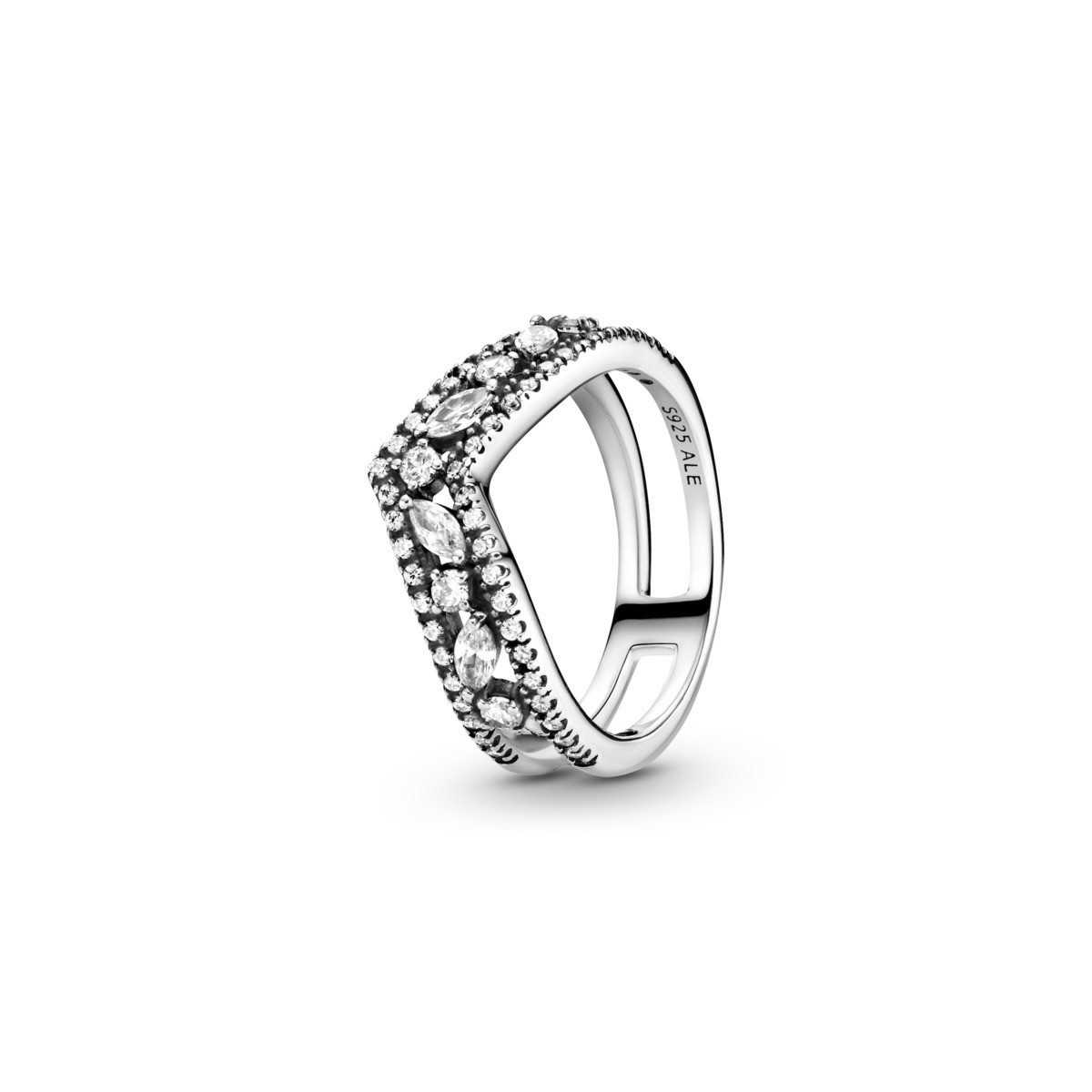 Anillo Pandora Doble Deseo Brillante - 199095C01