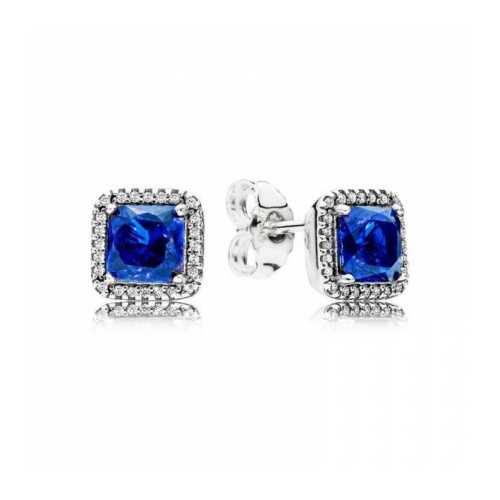 Pendientes Pandora Elegancia Azul 290591NBT