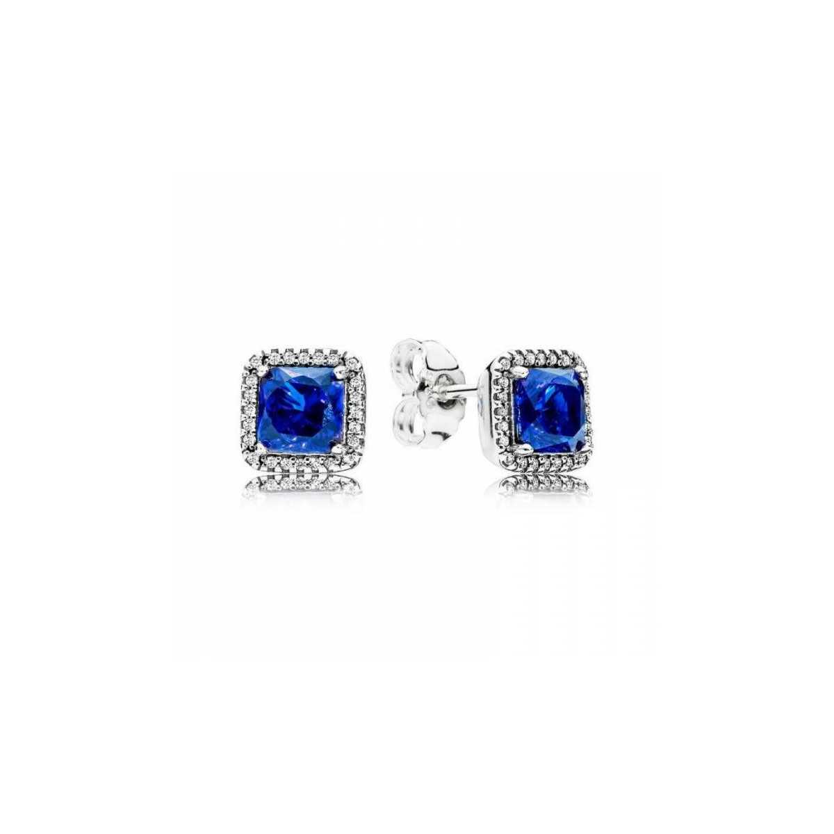 Pendientes Pandora Elegancia Azul 290591NBT
