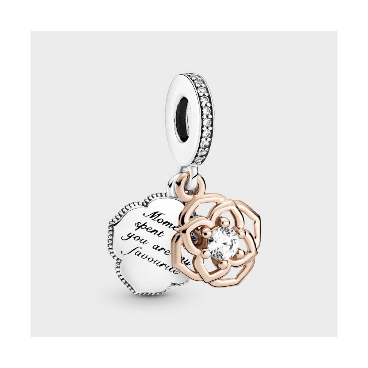 Charm Pandora Rose Dos Tonos 789373C01