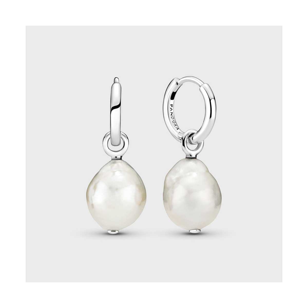 Pendientes Pandora Aro Perlas 299426C01
