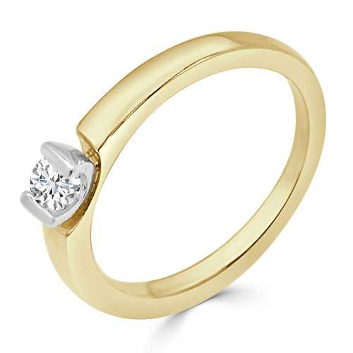 Solitario Oro Amarillo 0,17 Kts V-3113/SL