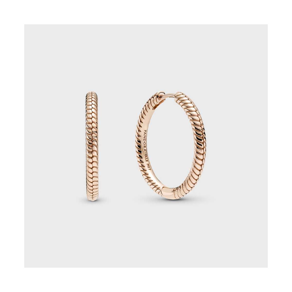 Pendientes Aro Pandora Rose Snake 289532C00