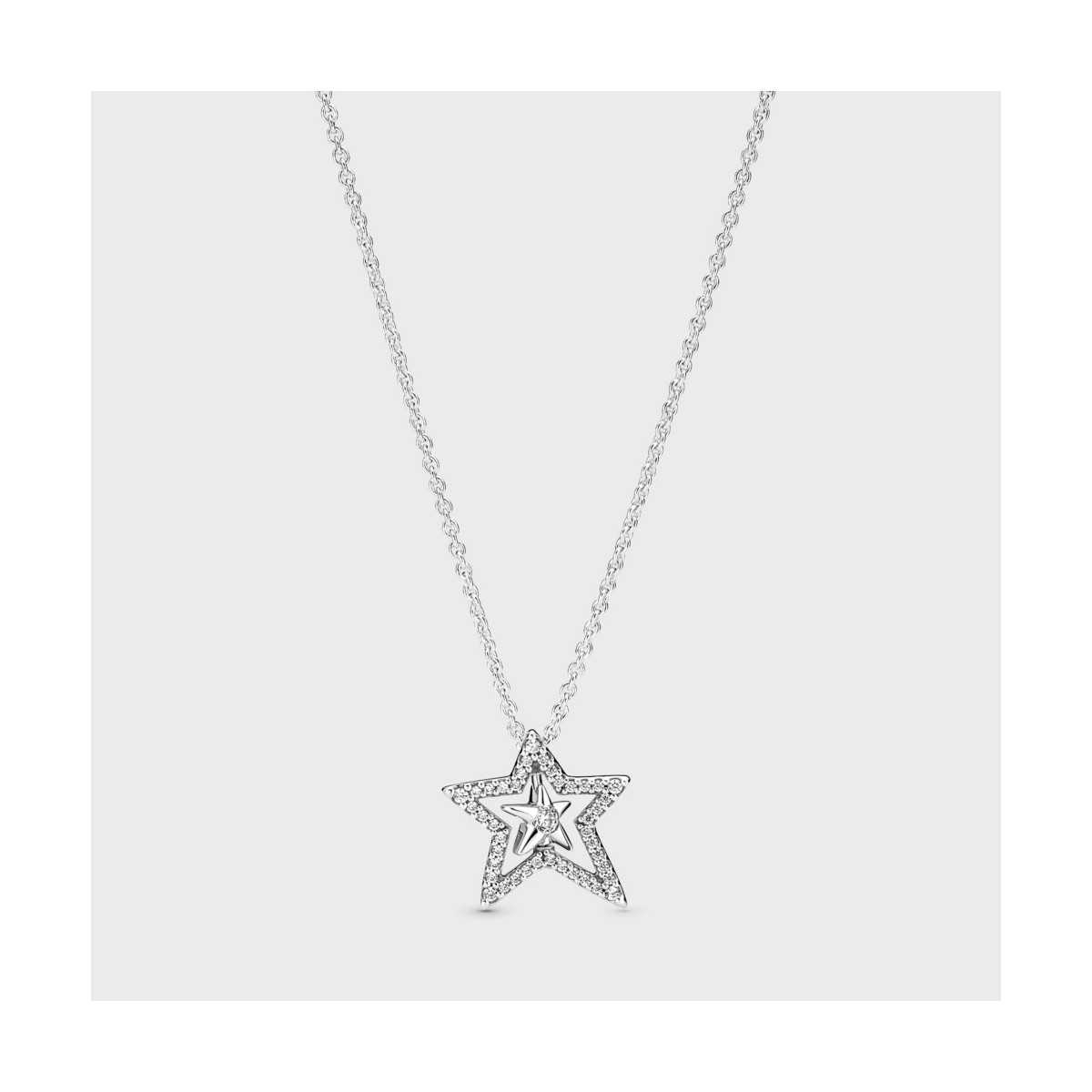 Collar Pandora Estrella Brillante 390020C01-45