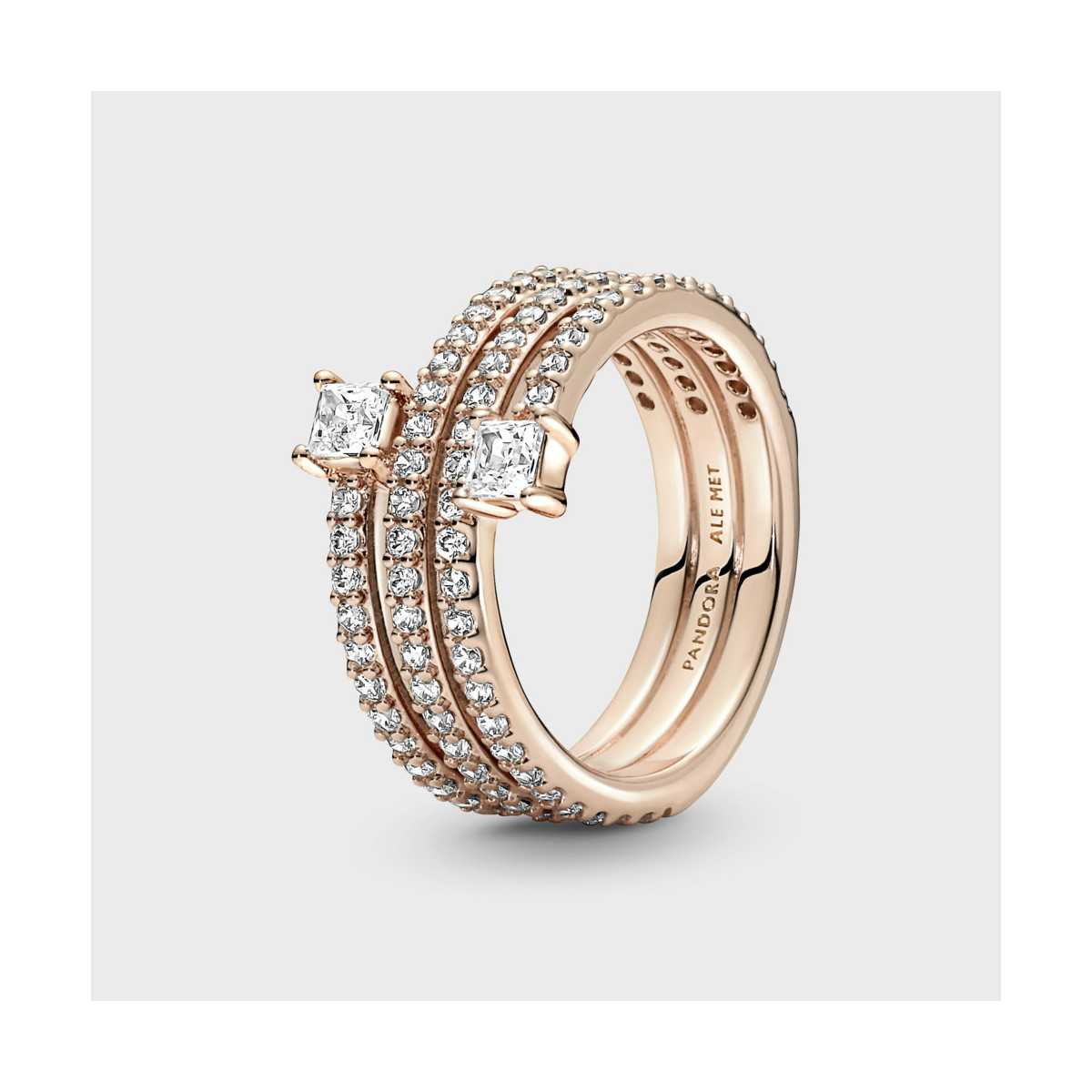 Anillo Pandora Triple Espiral - 180051C01