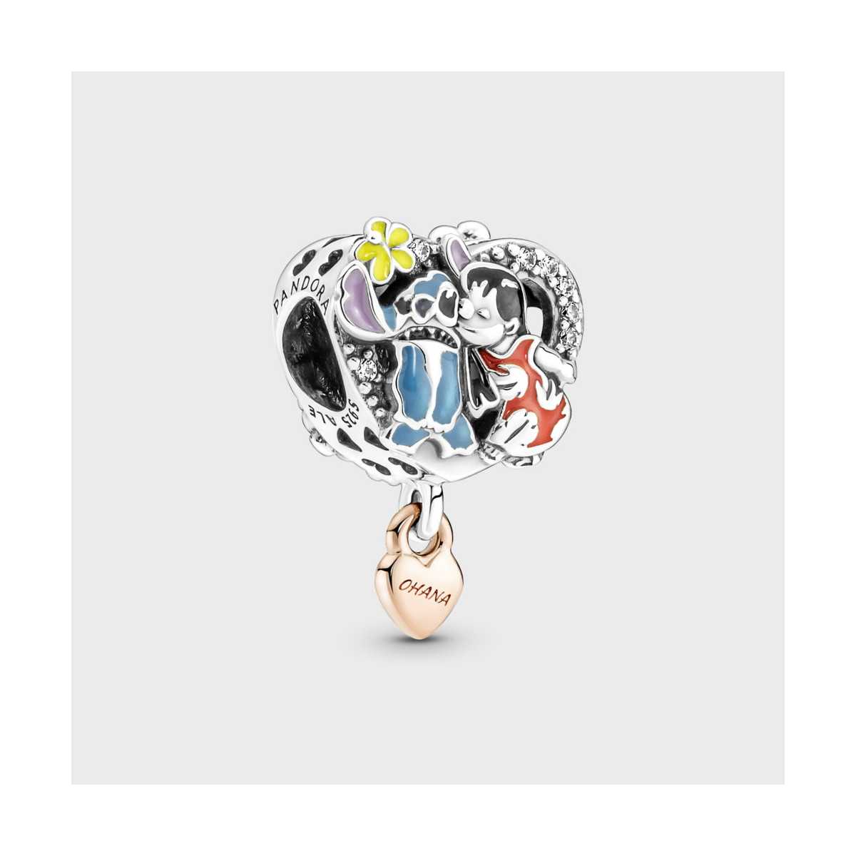 Charm Pandora Ohana Lilo y Stitch de Disney 781682C01