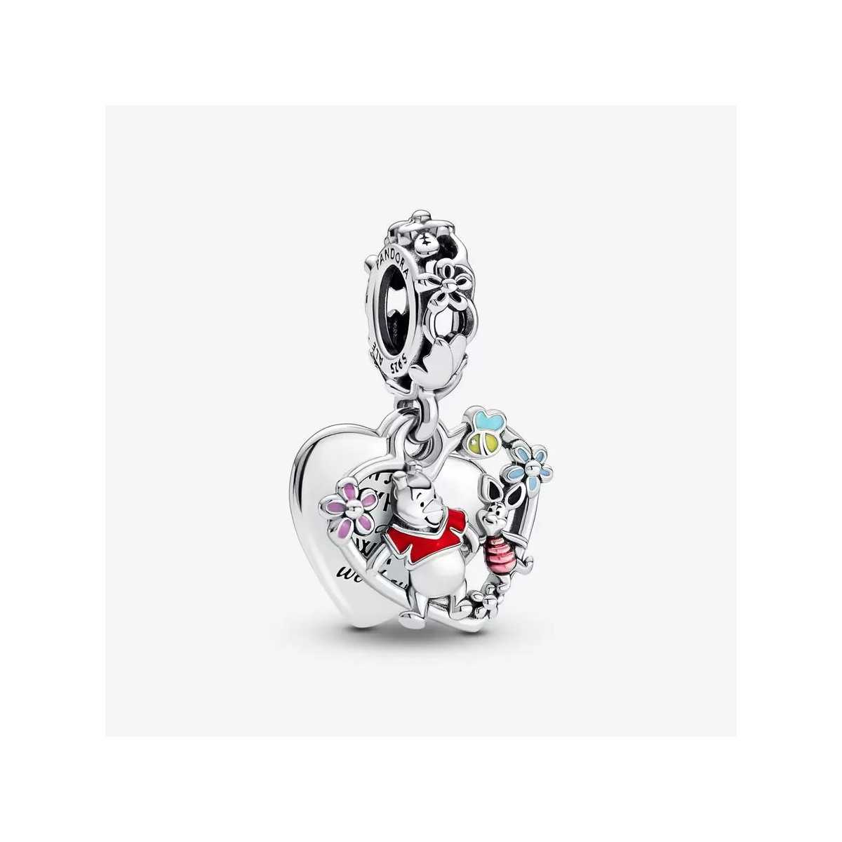 Charm Pandora Colgante Doble Winnie the Pooh y Piglet de Disney 792214C01