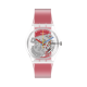 Reloj Swatch Clearly Red Striped GE292