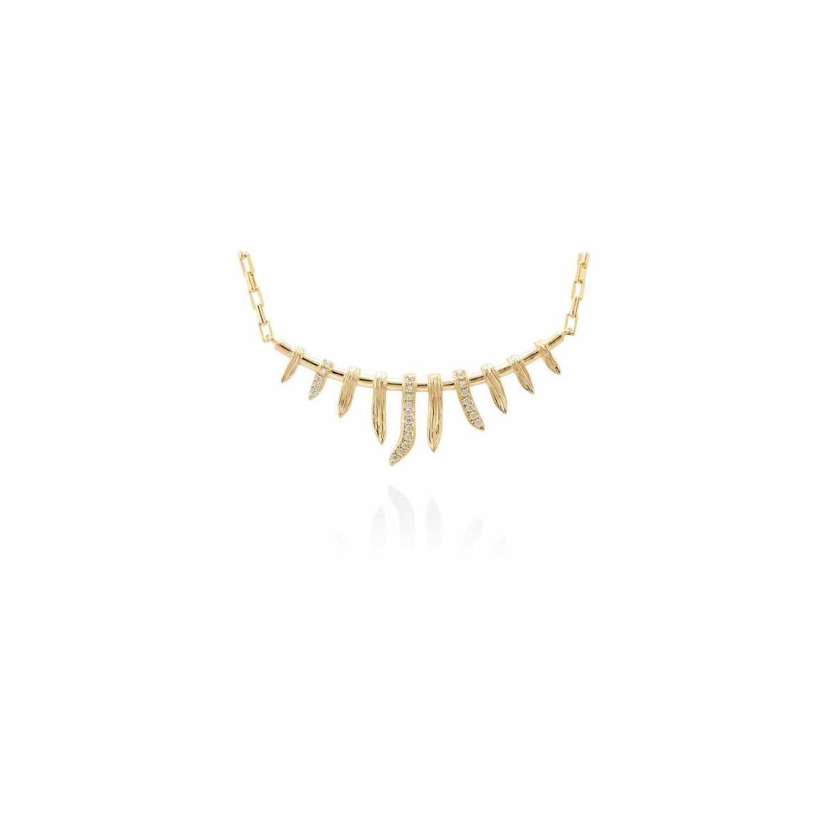 Gargantilla Marina Garcia SIRACUSA en plata dorada 90839GD