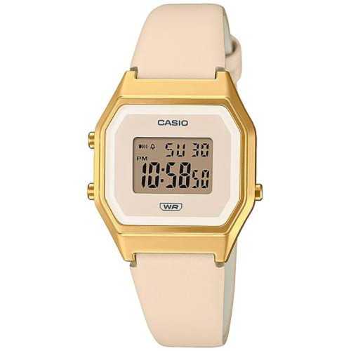 Reloj Casio Mini Collection Beige - Dorado LA680WEGL-4EF