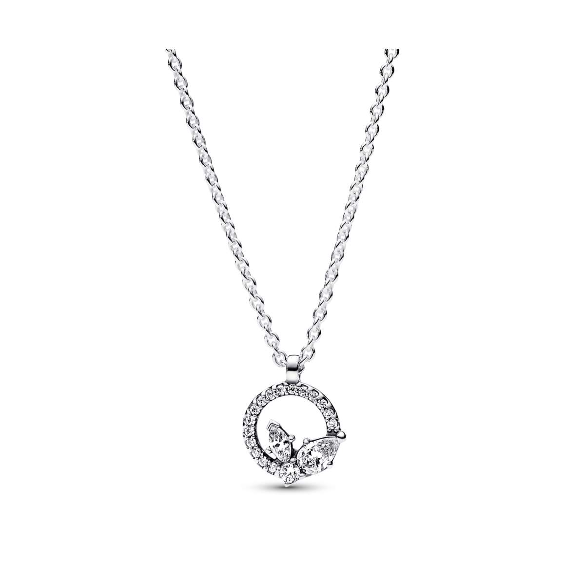 Collar Pandora  Círculo y Herbario Brillante 392620C01-45