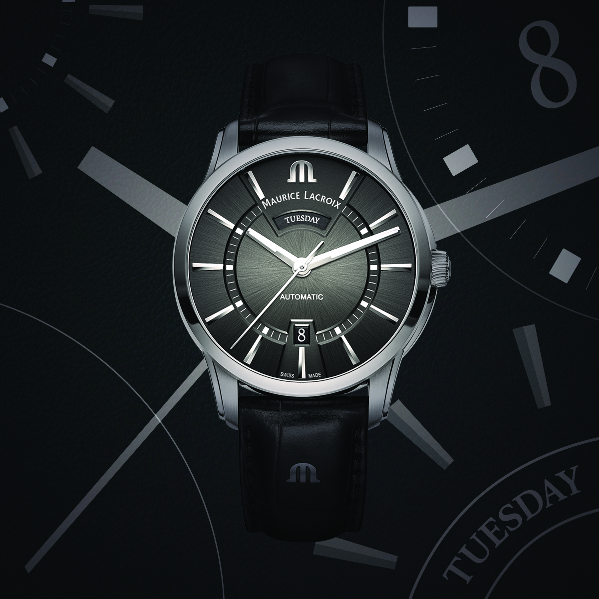 Reloj Maurice Lacroix Pontos Day Date PT6358-SS001-330-1
