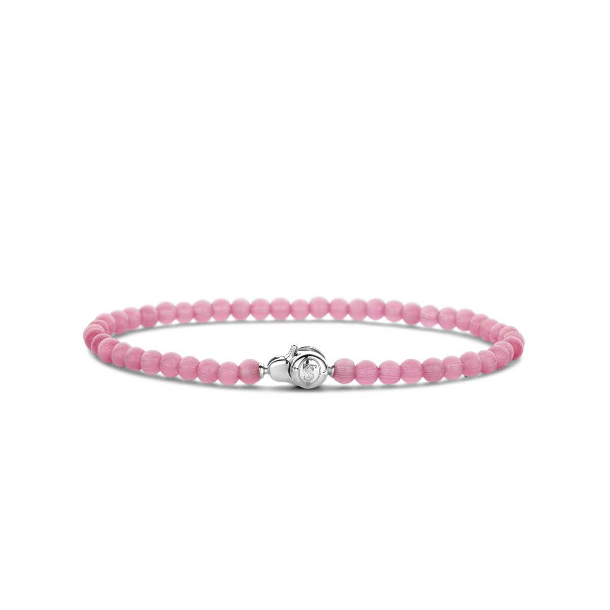 Pulsera TI SENTO Cuarzo Rosa 2908FU
