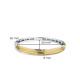 Pulsera TI SENTO Caña Dorada y Plata Gallonada 2969SY