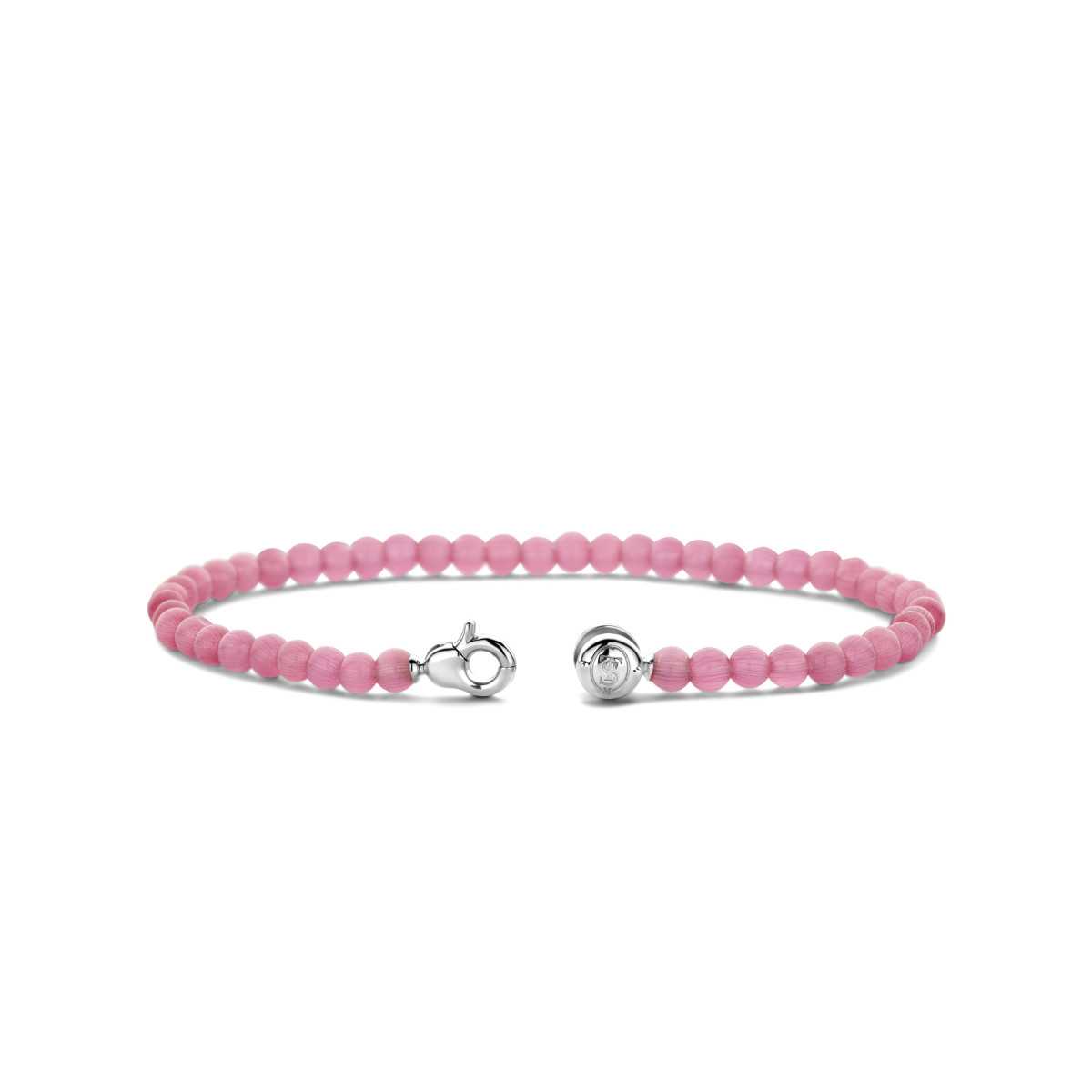 Pulsera TI SENTO Cuarzo Rosa 2908FU