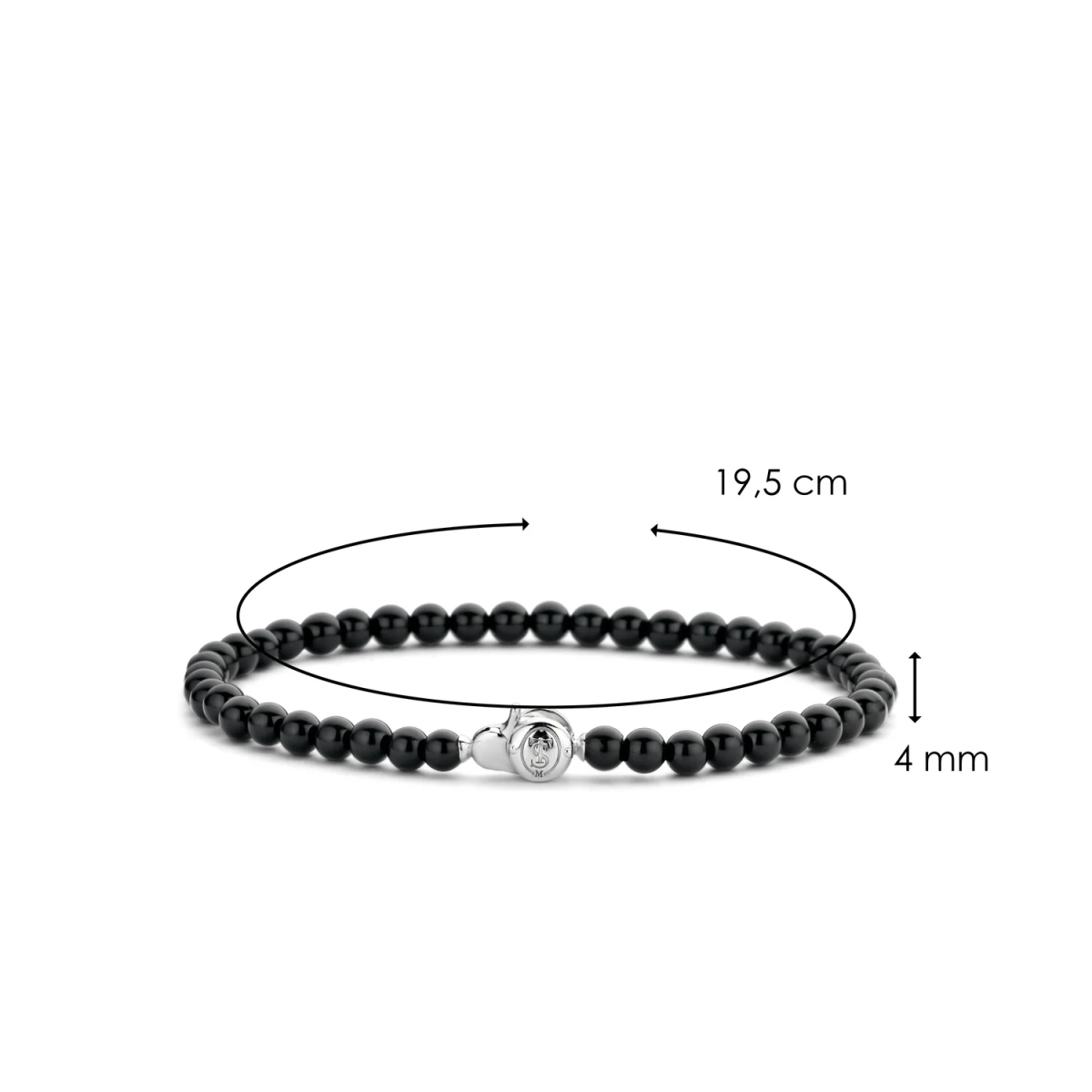 Pulsera TI SENTO Onix 2908BO