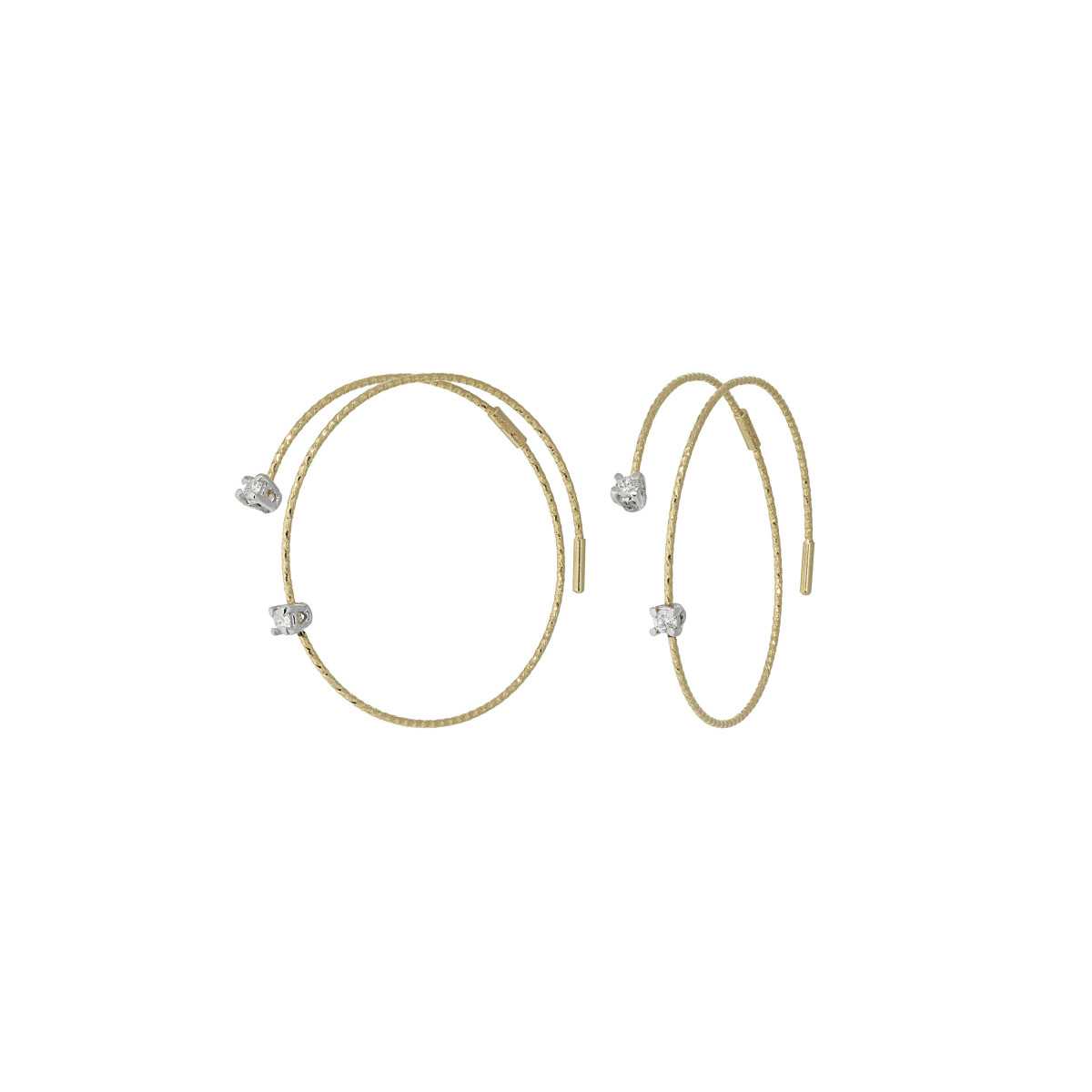 Pendientes Criollas Magic Wire Silence 15-025-GD-01