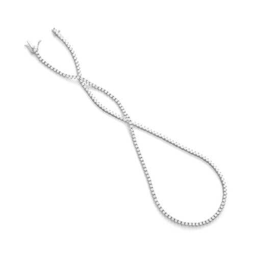 Collar Riviere Oro Blanco con Diamantes N71T2700