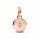 Charm Pandora Colgante Medalla Grabable. Oro Rosa 783066C01 Charm Pandora Colgante Medalla Grabable. Oro Rosa 783066C01