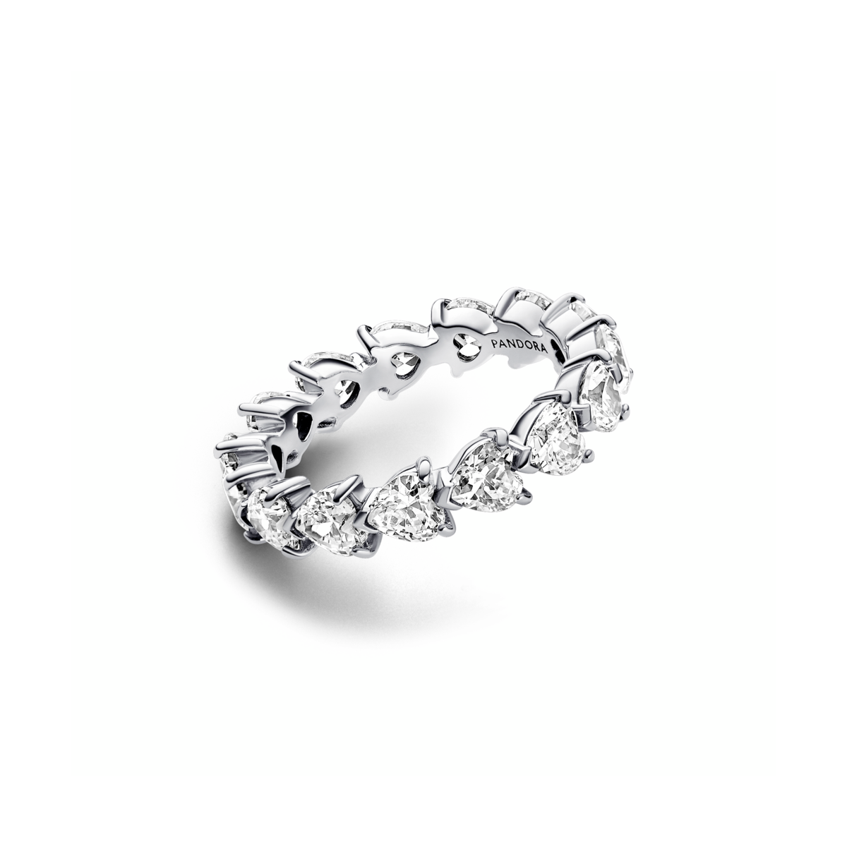 Anillo  Pandora Eternidad Fila de Corazones - 193103C01
