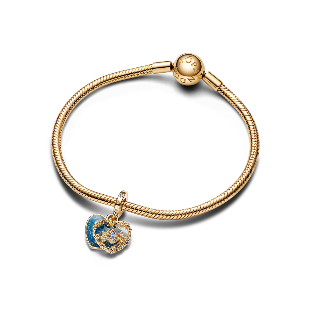 Charm Pandora Colgante Carroza y Corazón de La Cenicienta de Disney 763072C01