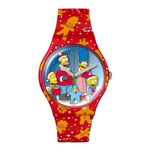 Reloj Swatch The Simpsons Collection. Jolly Jingle Jamboree SUOZ361