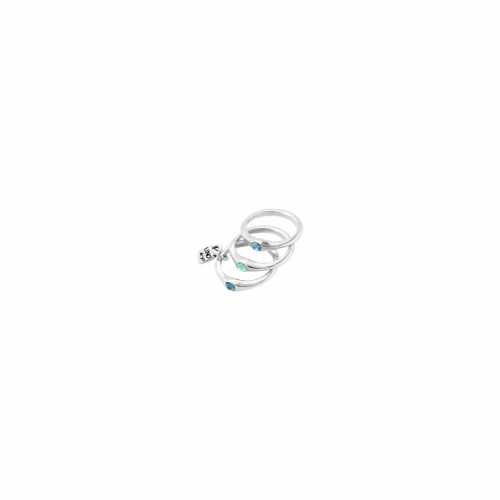 Anillo Triple UNOde50 Freedom - ANI0678AZUMTL