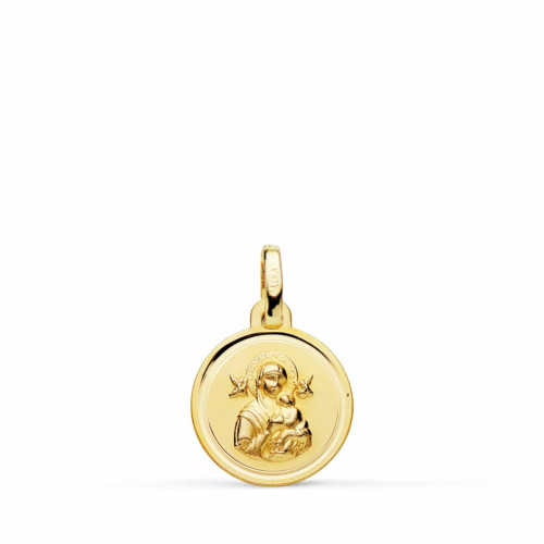 Medalla de la Virgen del Perpetuo Socorro Bisel. Oro 9K 9KP2029-1