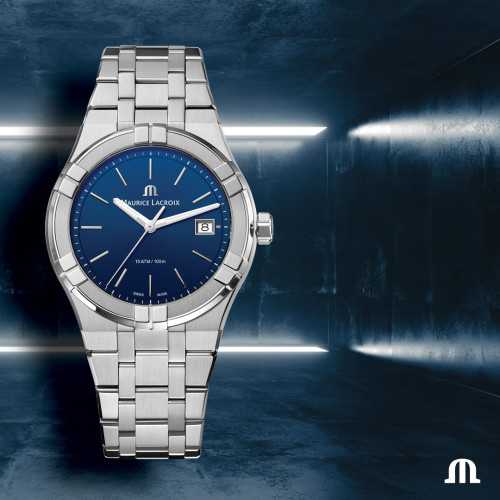 Reloj Maurice Lacroix AIKON Quartz Date 40mm AI1108-SS002-430-1