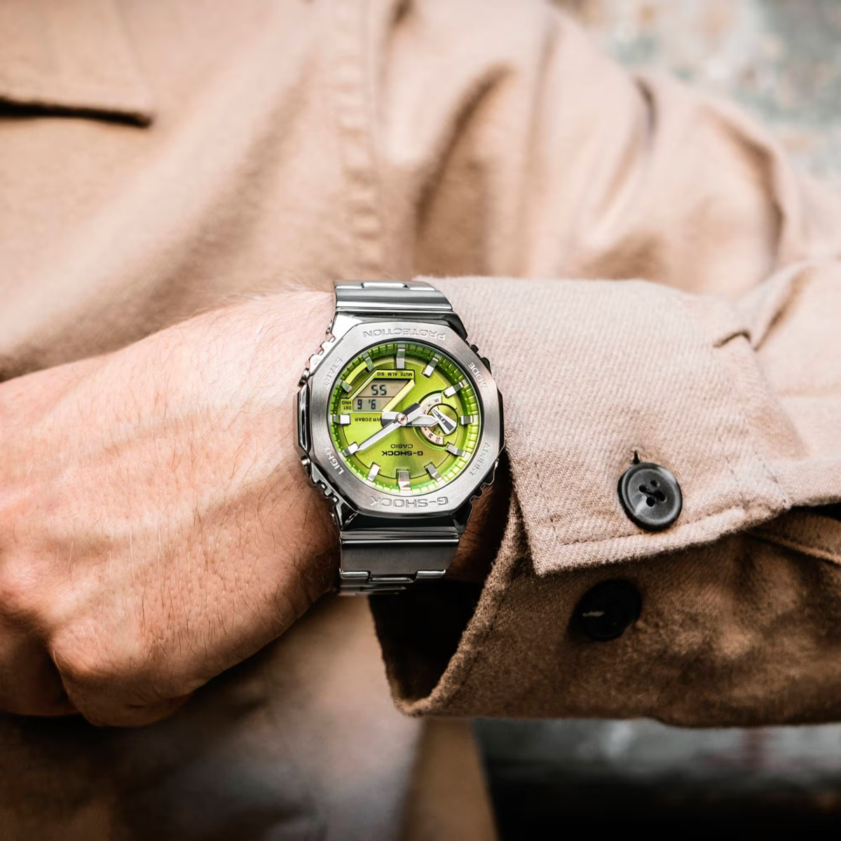 Reloj Casio G-Shock G-STEEL.Verde Lima GM-2110D-3AER