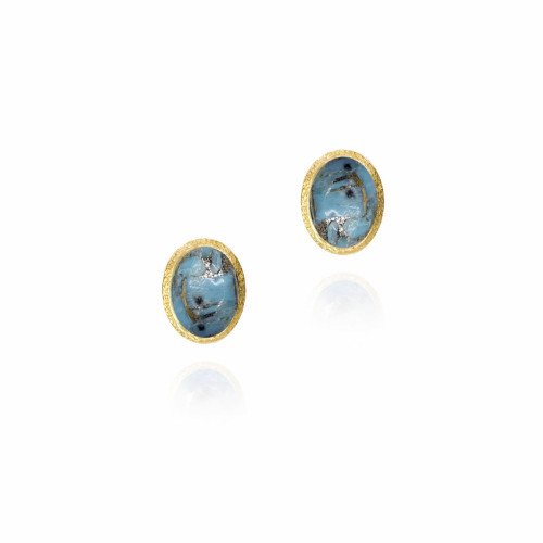 Pendientes Jorge Revilla Genuine Birthstone Collection. Diciembre – Turquesa PE129-103/TQO