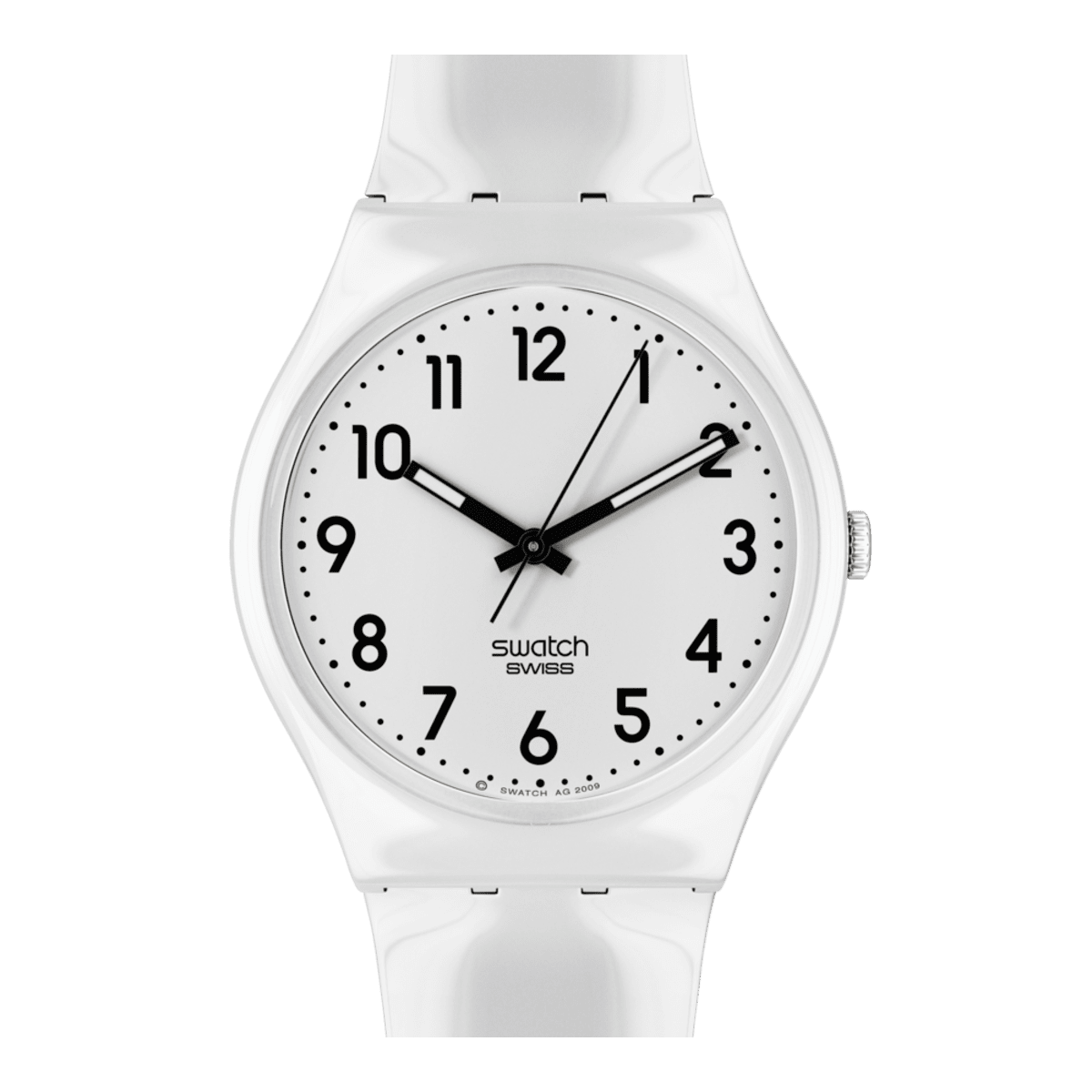 Reloj Swatch Just White Soft S028W107-S14