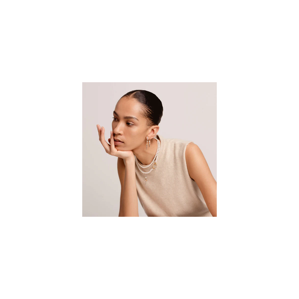 Pendiente TI SENTO Ear Party Individual 7933YP-H