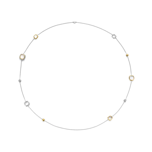 Collar TI SENTO de Plata con Nácar y Baño de Oro 34066MW/80
