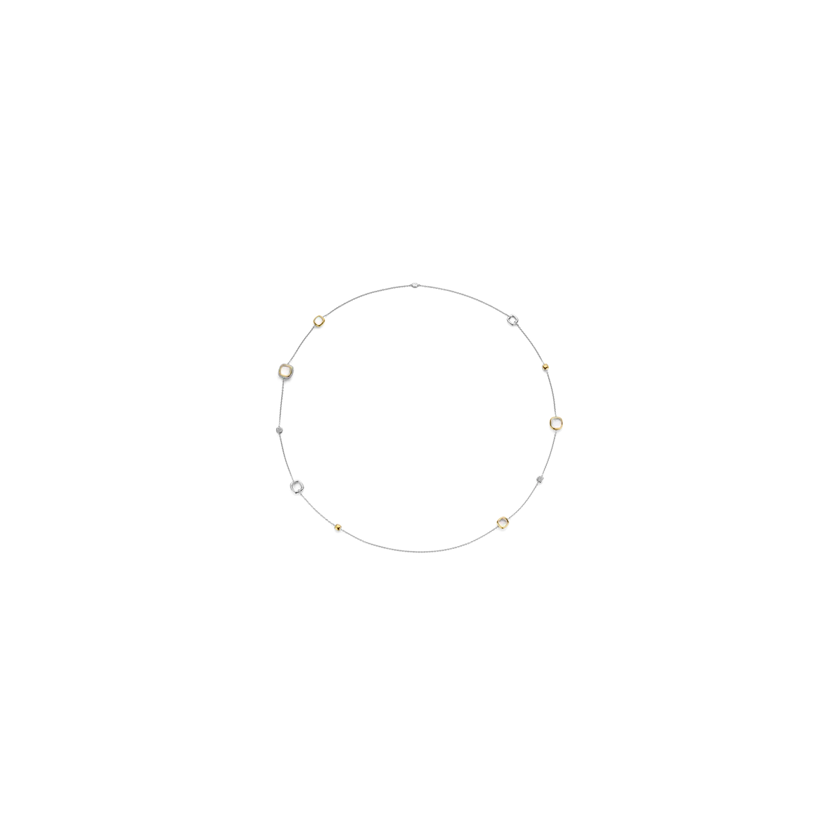 Collar TI SENTO de Plata con Nácar y Baño de Oro 34066MW/80