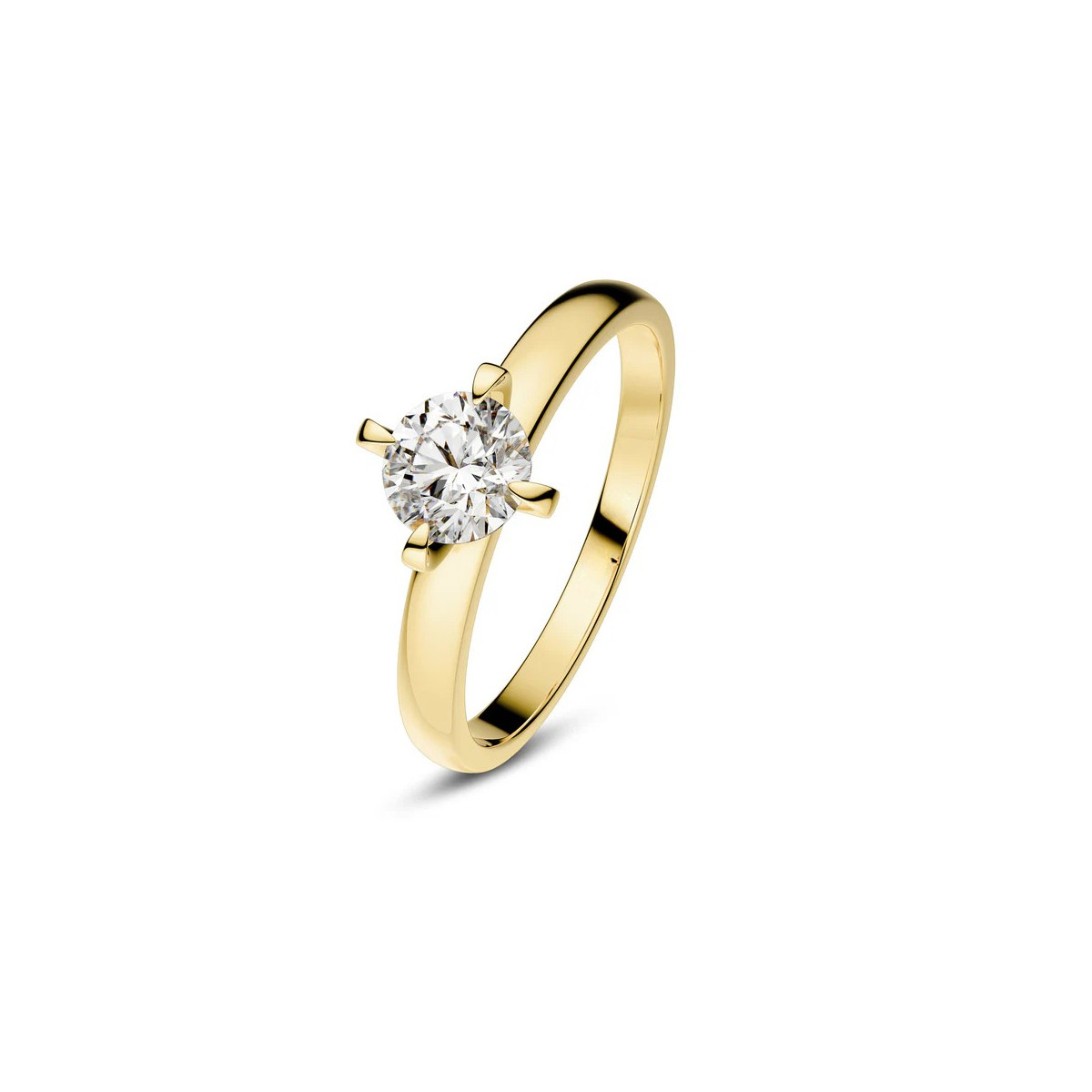 Anillo Venecia – Diamante Creado en Laboratorio SJ-R2503-WD-YG