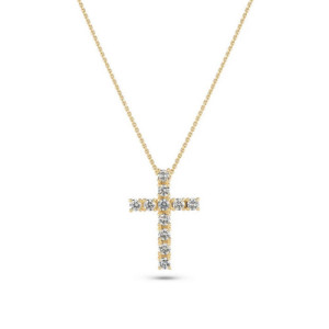 Collar Alba – Diamantes Creados en Laboratorio SJ-N2570-WD-YG