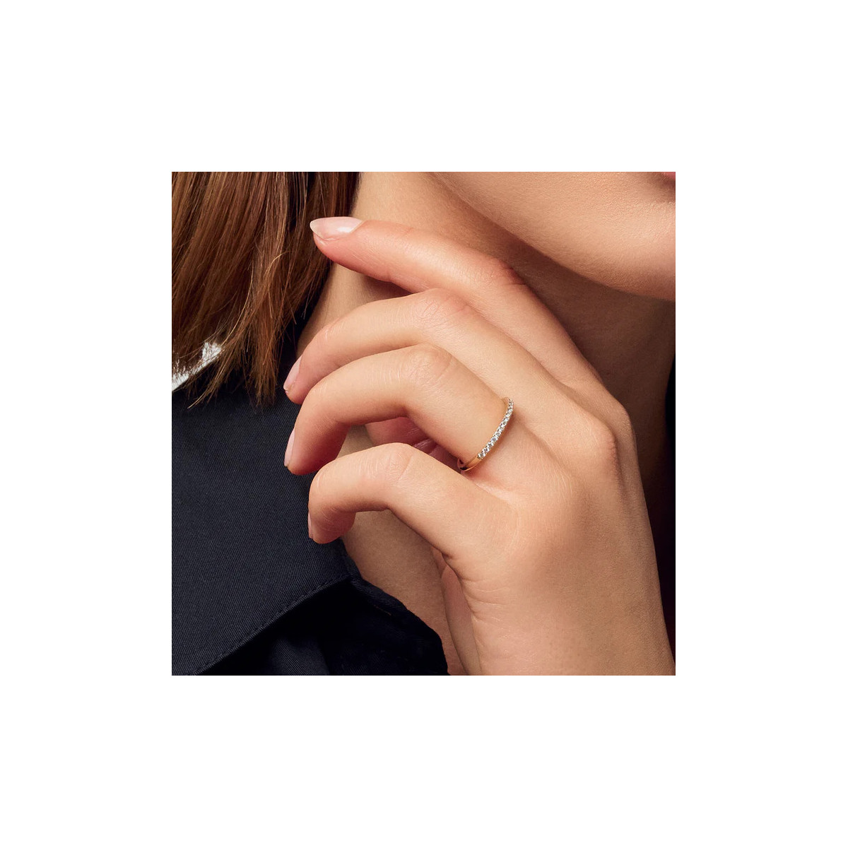 Anillo Alba – Diamantes Creados en Laboratorio SJ-R2515-WD-WG