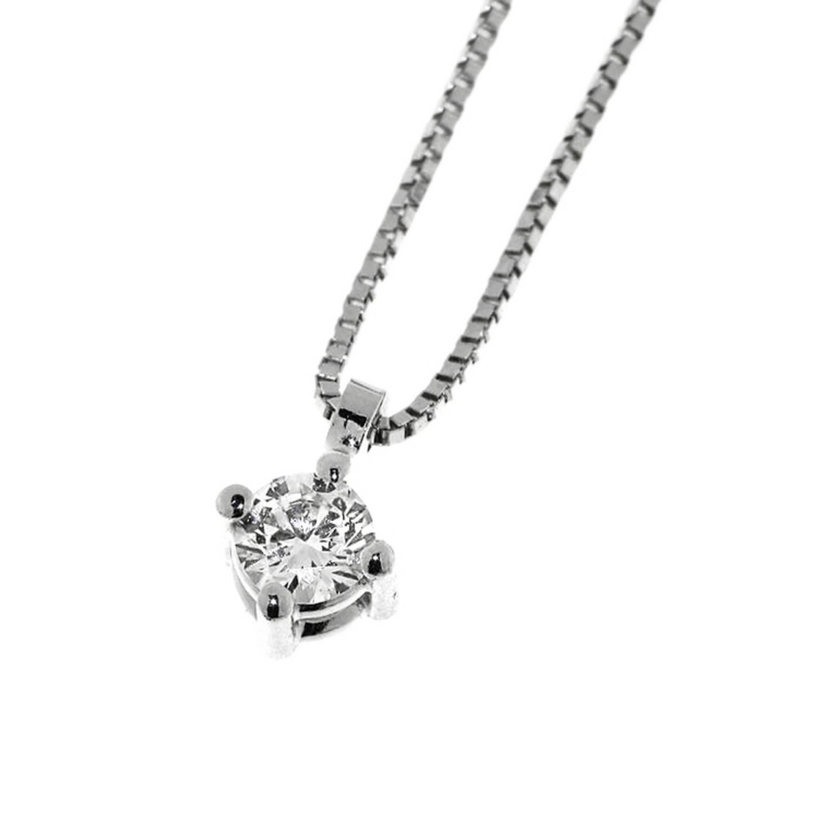 Cadena Dormilón de Oro Blanco con Diamantes 0.14 Cts. GS CLNS0846406