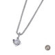 Colgante de Oro Blanco con Diamante en Garritas 0.03 Ct CLNS1131103