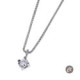 Colgante de Oro Blanco con Diamante en Garritas 0.05 Ct CLNS1131105