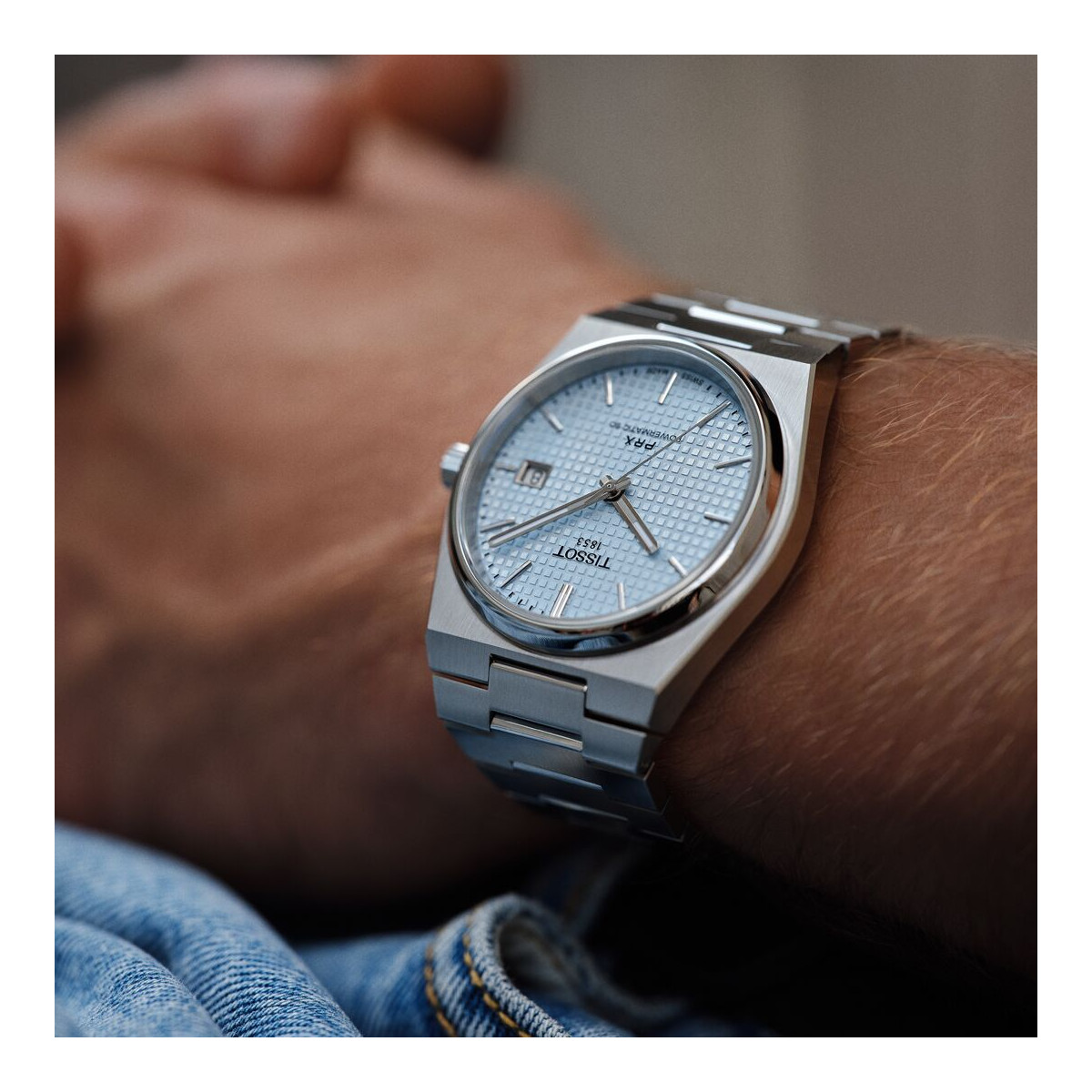 Tissot PRX Powermatic 80 – Esfera Azul Hielo T1374071135100