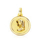 9K MEDALLA ORO AMARILLO VIRGEN NIÑA 16 MM