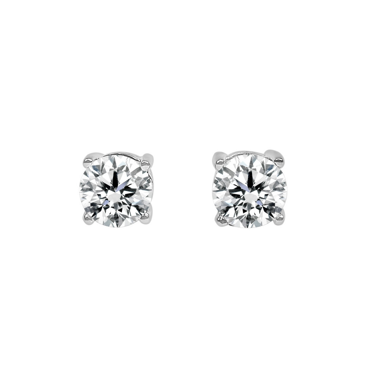 Pendientes Oro Blanco con Diamantes Creados en Laboratorio – 0,62 ct LAB-A030PENB