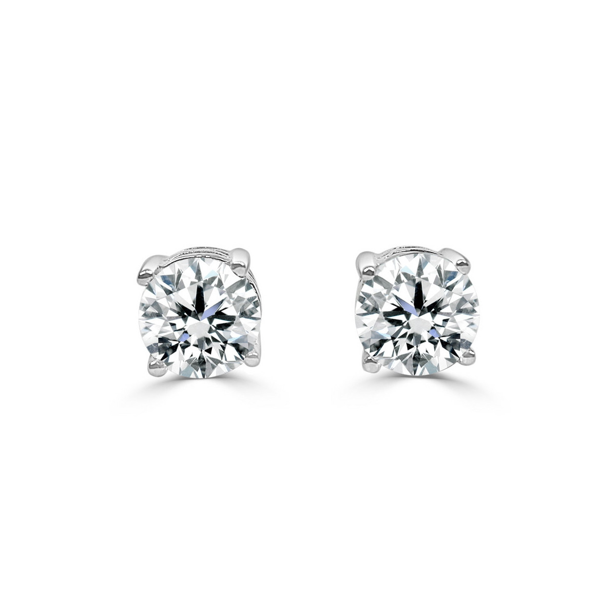 Pendientes Oro Blanco con Diamantes Creados en Laboratorio – 1,02 ct LAB-A050PENB